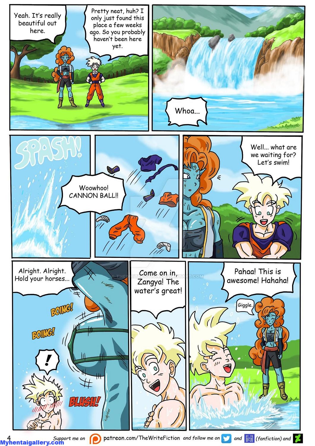 Dragon Ball Z Golden Age: Fiery Lake page 5 full