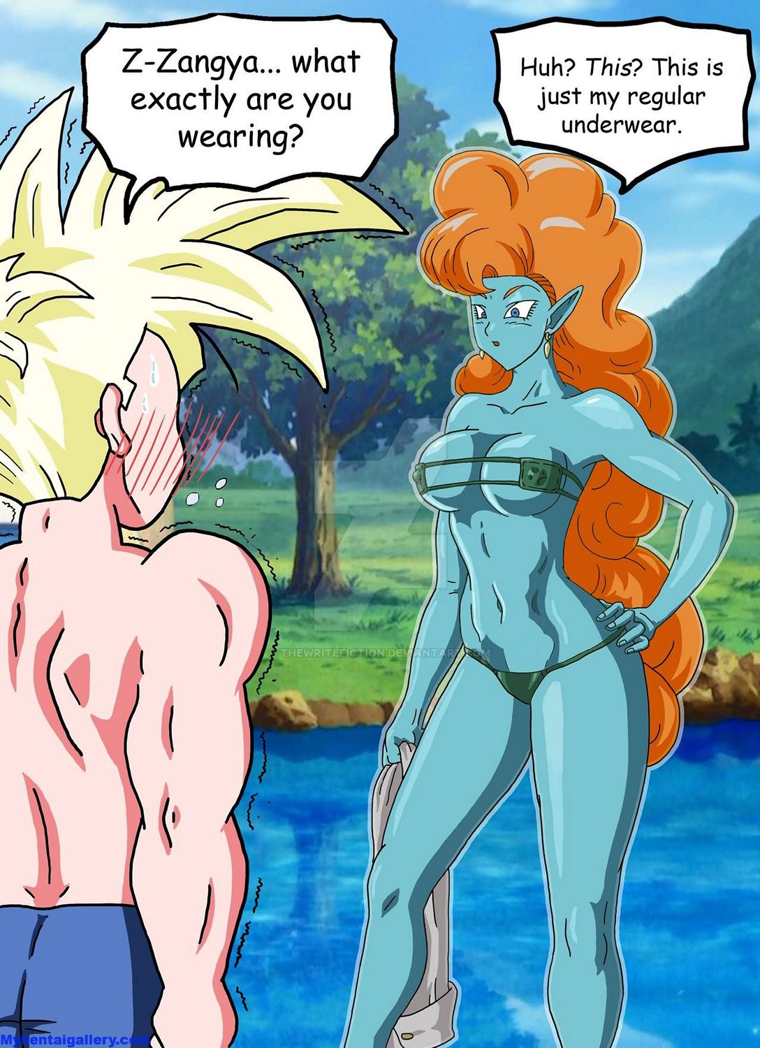 Dragon Ball Z Golden Age: Fiery Lake page 6 full