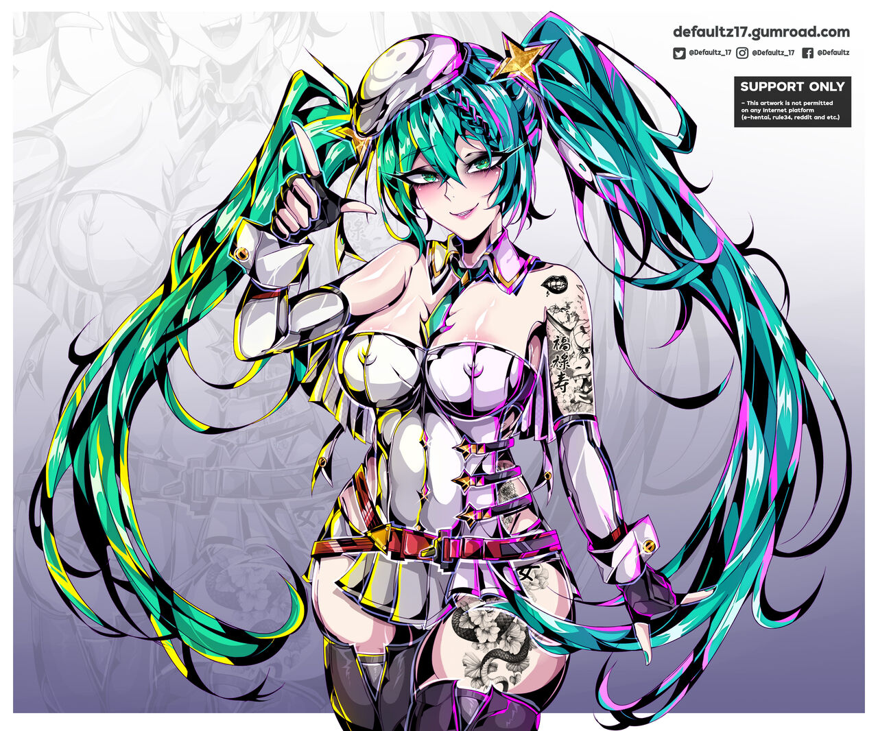 2023  Race Queen Miku Gumroad Rewards page 2 full