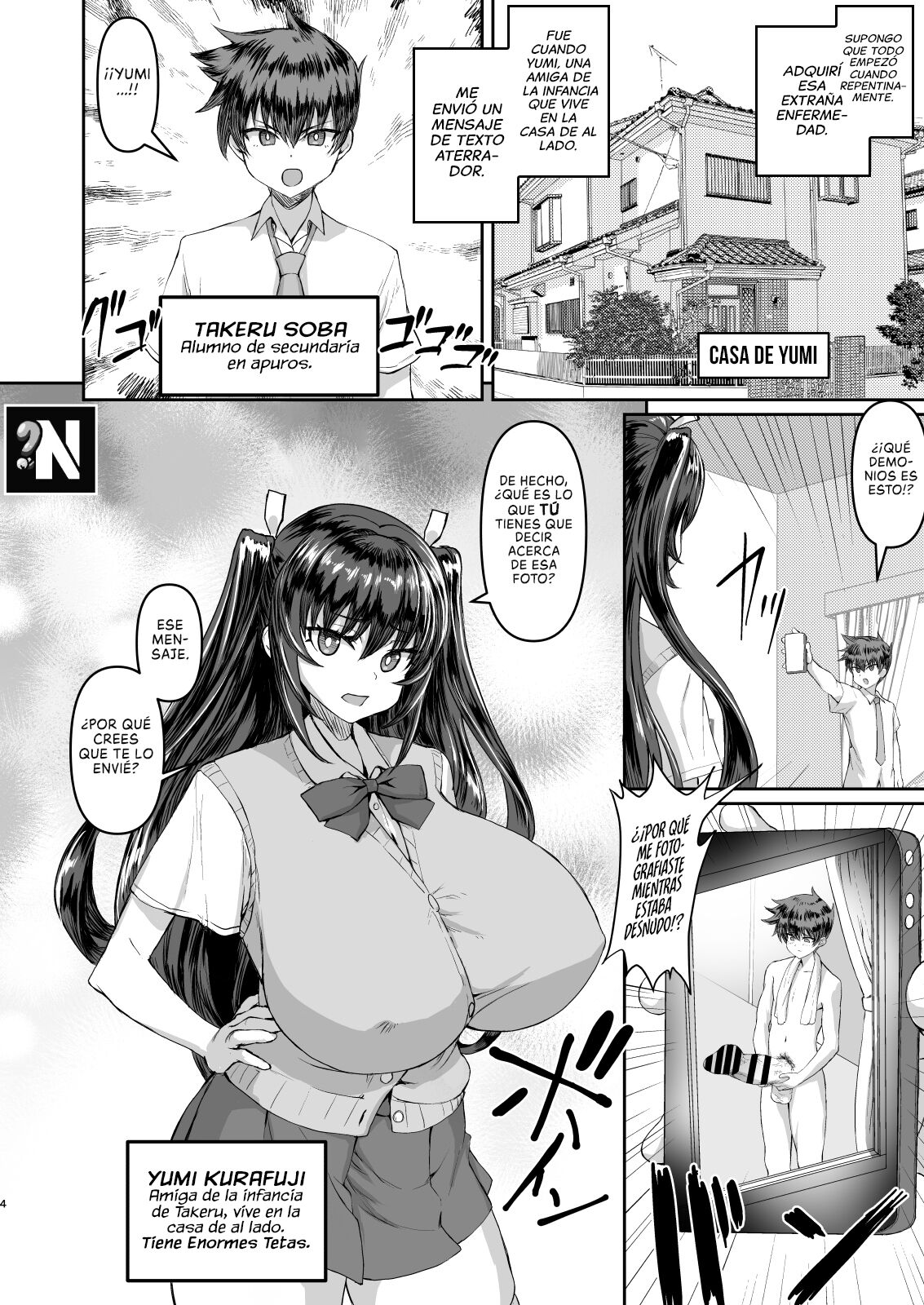 Dekachin ni Nattara Kyonyuu Osananajimi to Sono Kyonyuu Tomodachi-tachi Harem ni Natta!! | Cuando mi Polla se puso Grande, mi Amiga de la Infancia y sus Amigas de Tetas Enormes Entraron en Celo y me Hicieron un Harem page 4 full