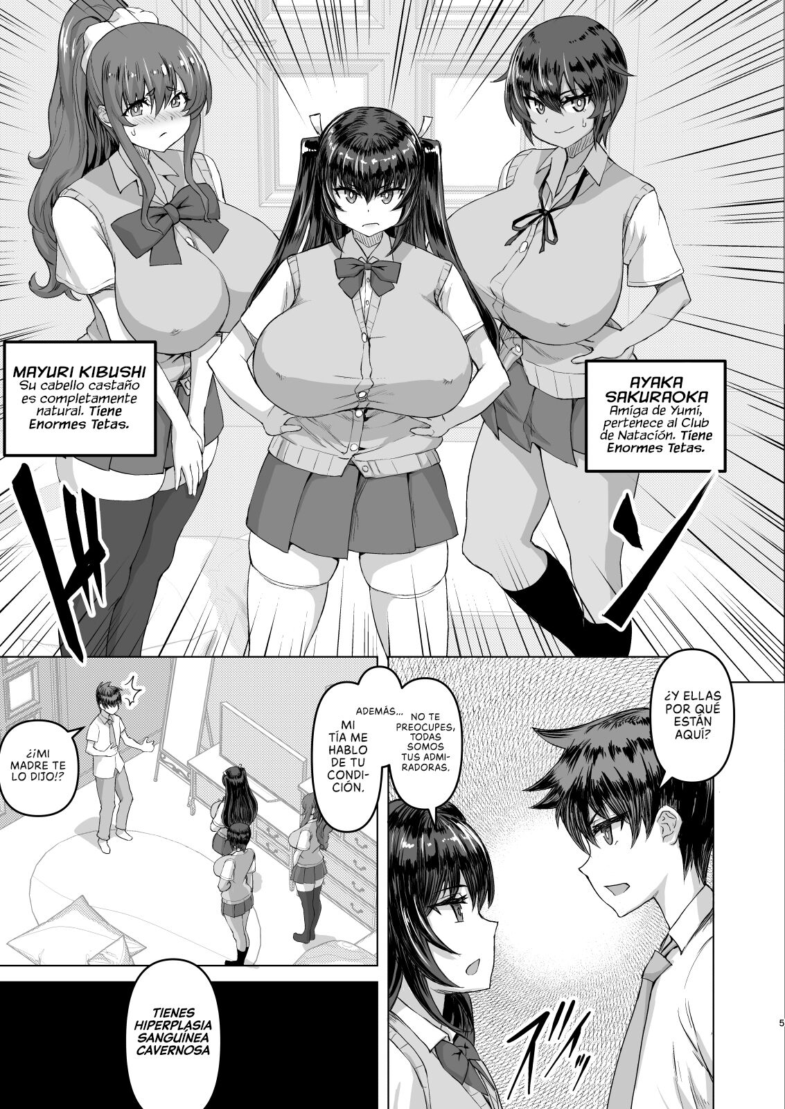 Dekachin ni Nattara Kyonyuu Osananajimi to Sono Kyonyuu Tomodachi-tachi Harem ni Natta!! | Cuando mi Polla se puso Grande, mi Amiga de la Infancia y sus Amigas de Tetas Enormes Entraron en Celo y me Hicieron un Harem page 5 full