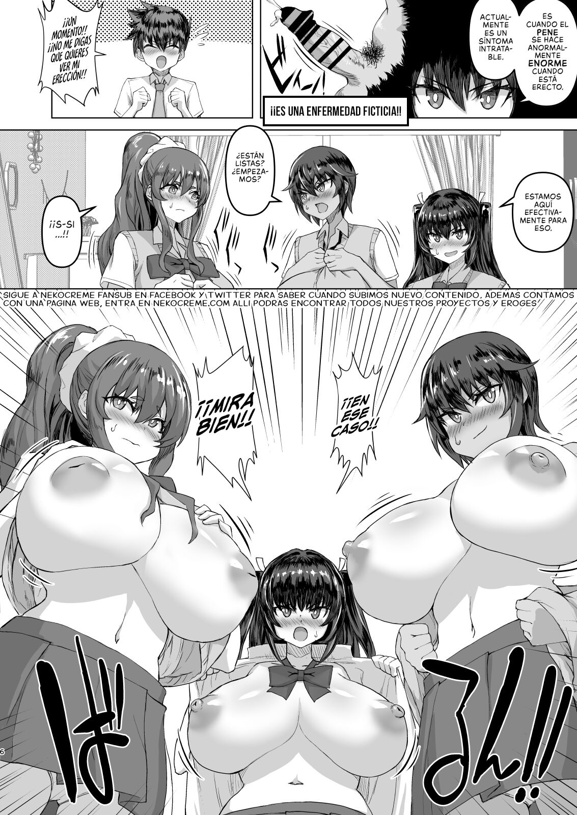 Dekachin ni Nattara Kyonyuu Osananajimi to Sono Kyonyuu Tomodachi-tachi Harem ni Natta!! | Cuando mi Polla se puso Grande, mi Amiga de la Infancia y sus Amigas de Tetas Enormes Entraron en Celo y me Hicieron un Harem page 6 full