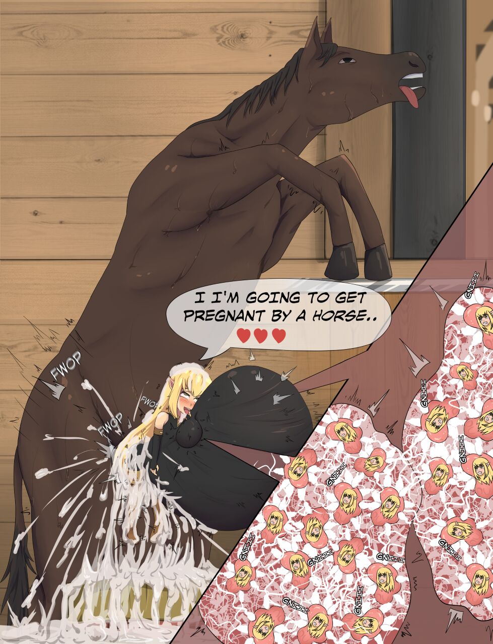 Alternated loli evangelyne x horse page 4 full