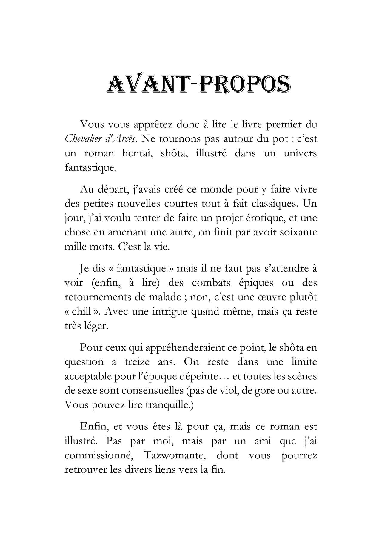Le Chevalier d'Arcès page 3 full