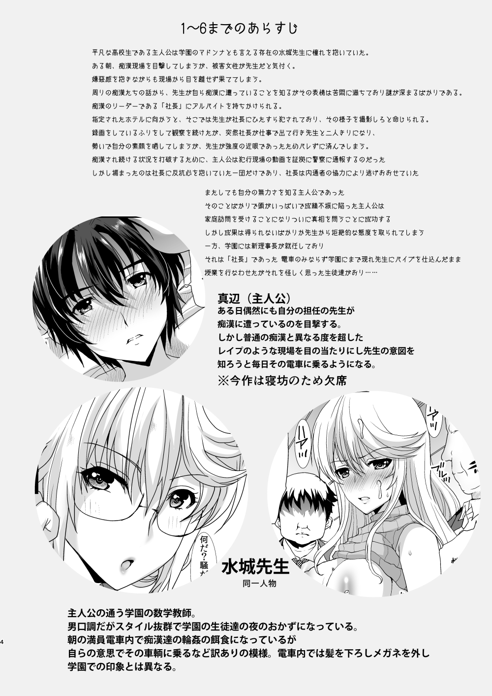Okurete Kita Ushidoshi ~ Akogare no Josei  wa Chikan Densha de Choukyouzumi Deshita Bangai-hen~ page 4 full