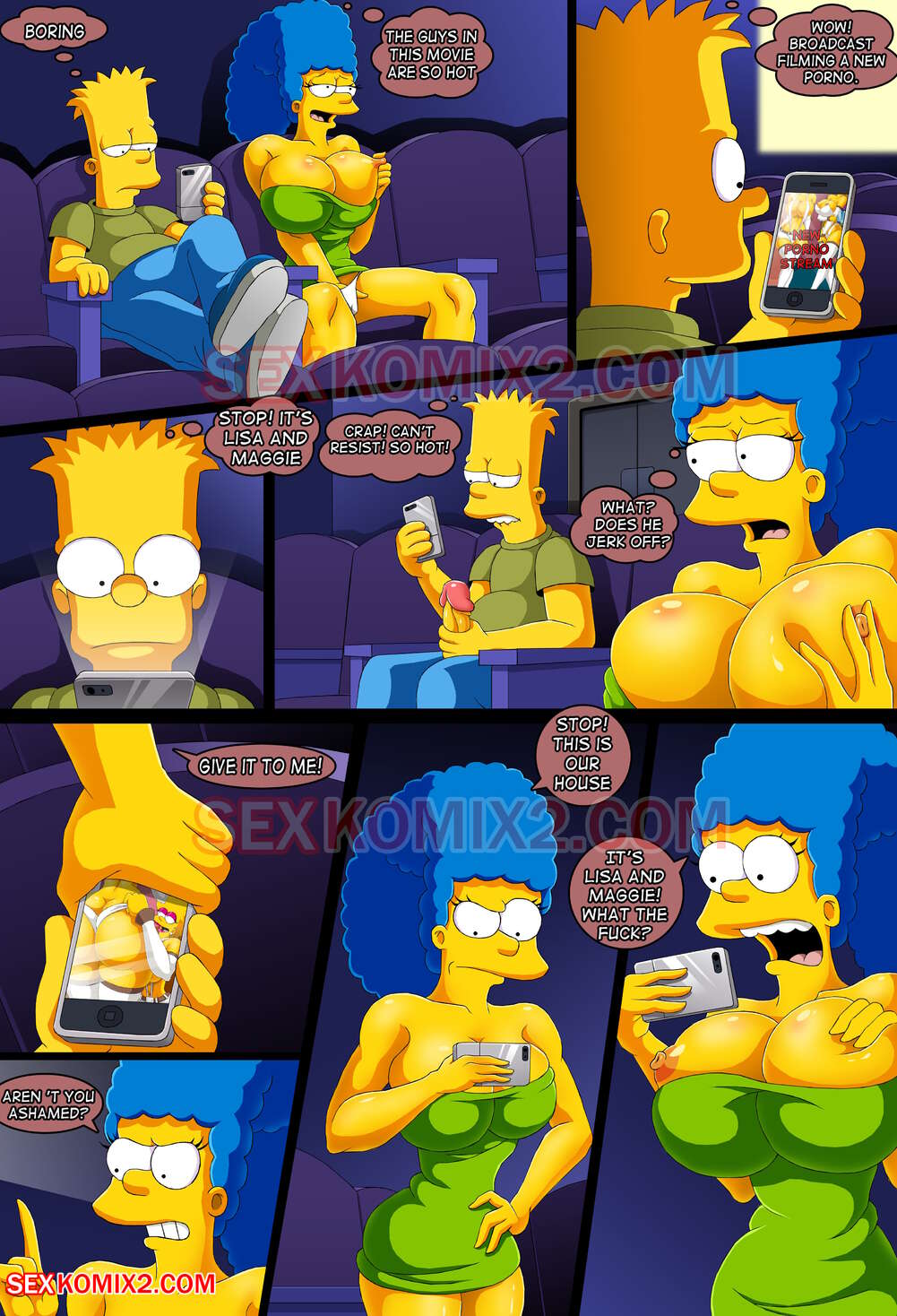 Simpsons. To the planet Orgasmo page 10 full