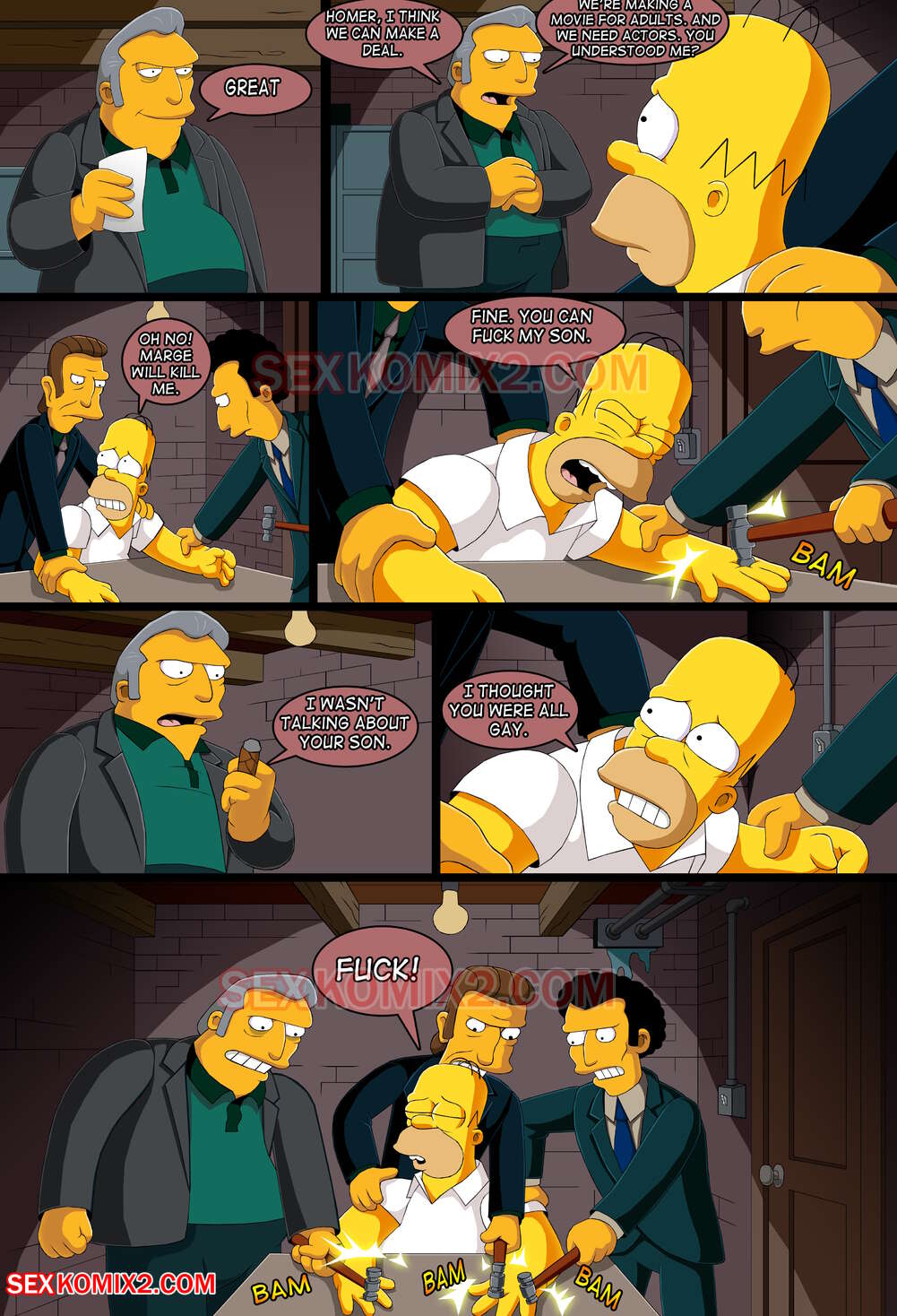 Simpsons. To the planet Orgasmo page 4 full