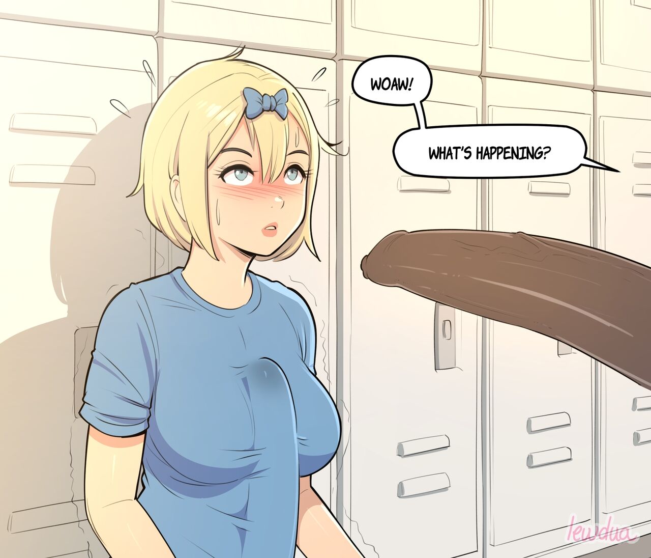 Lewdua - Locker Room - Nessie And Valerie page 6 full