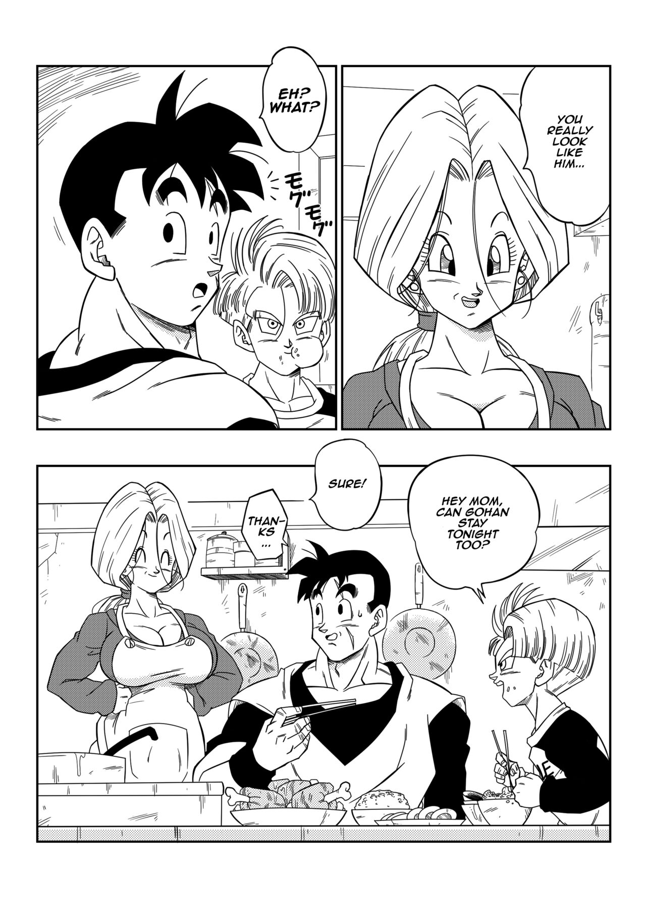 Lost of sex in this Future! - BULMA and GOHAN page 3 full
