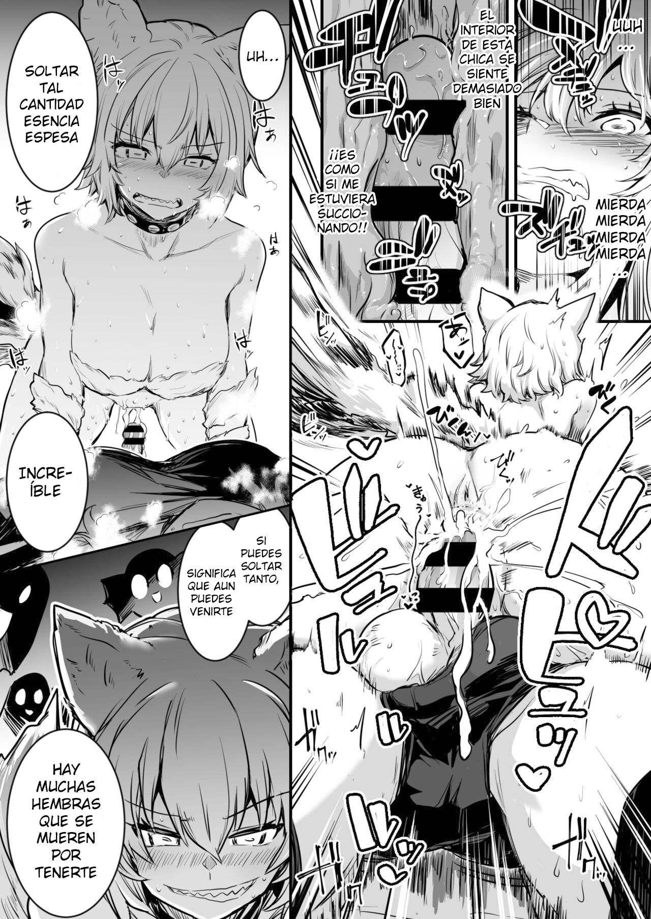 Mazoku ni Toraerare Ochinchin o Hayasarete Konwaku suru ga Me no Mae no Samazama na Mazoku no Nyotai ni Koufun shite shimai, Gyaku Rape sareru you na Katachi de Kawarugawaru Majiwatte shimau Boukensha-chan page 6 full