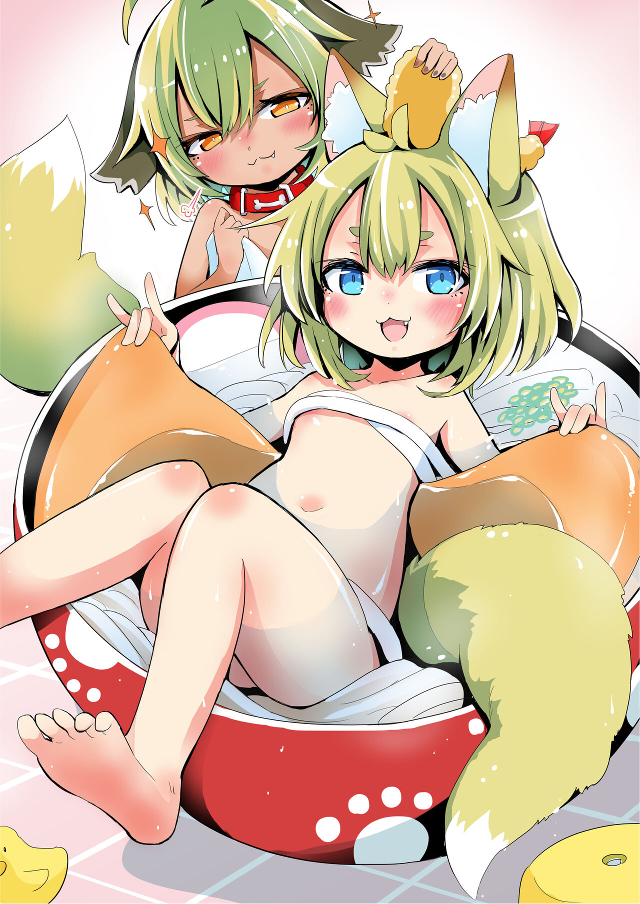 うどん風呂に入るばばさま page 3 full