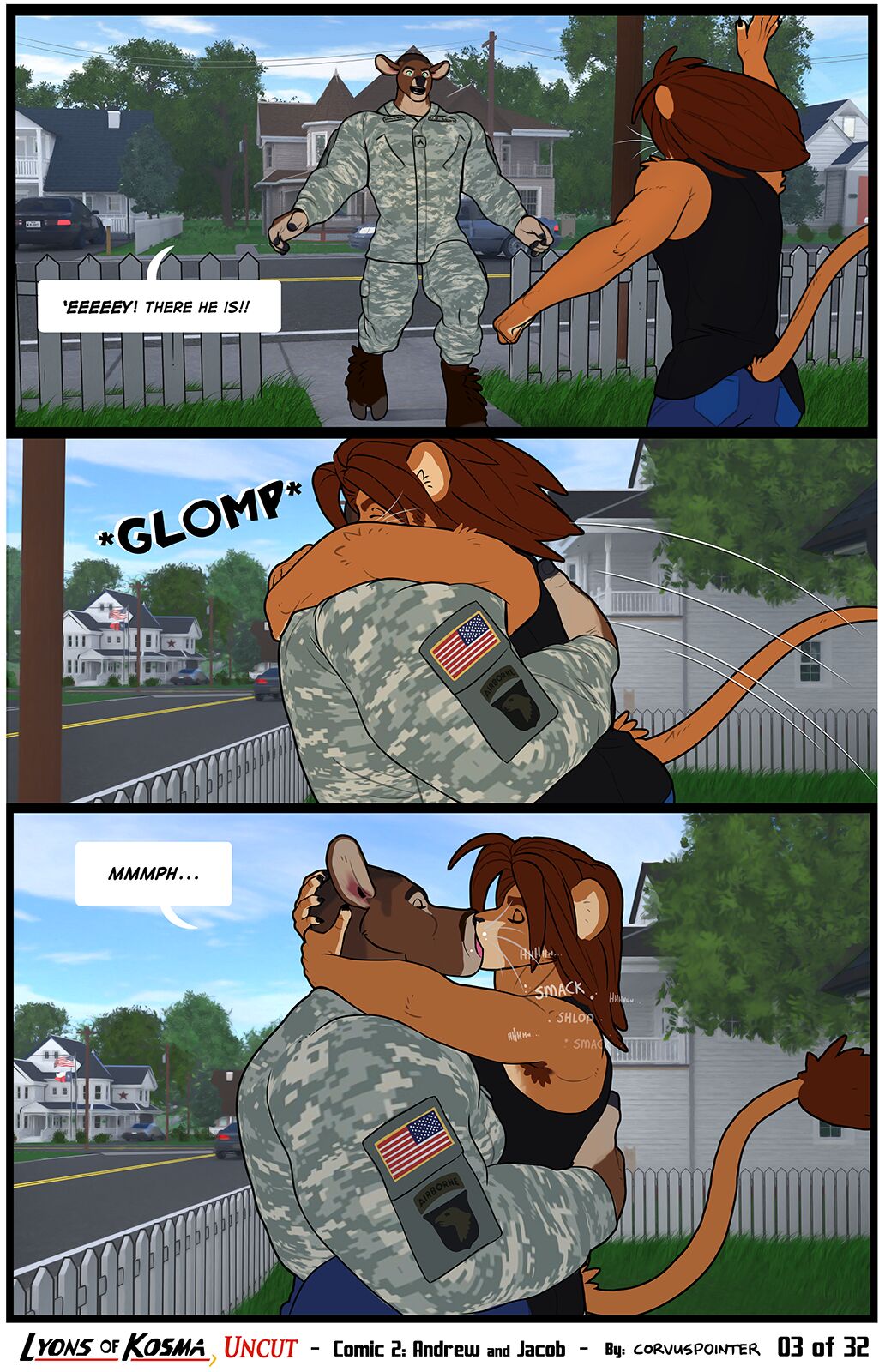 Lyons of Kosma uncut - Andrew and Jacob - Comic 2 page 4 full