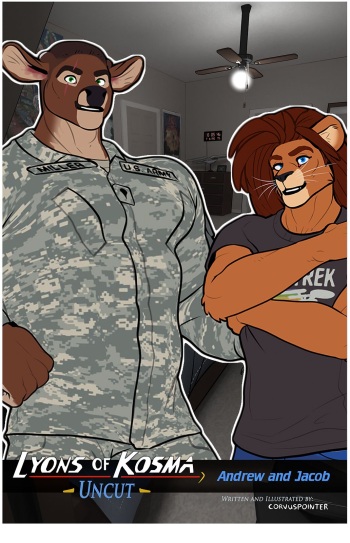 Lyons of Kosma uncut - Andrew and Jacob - Comic 2 cover