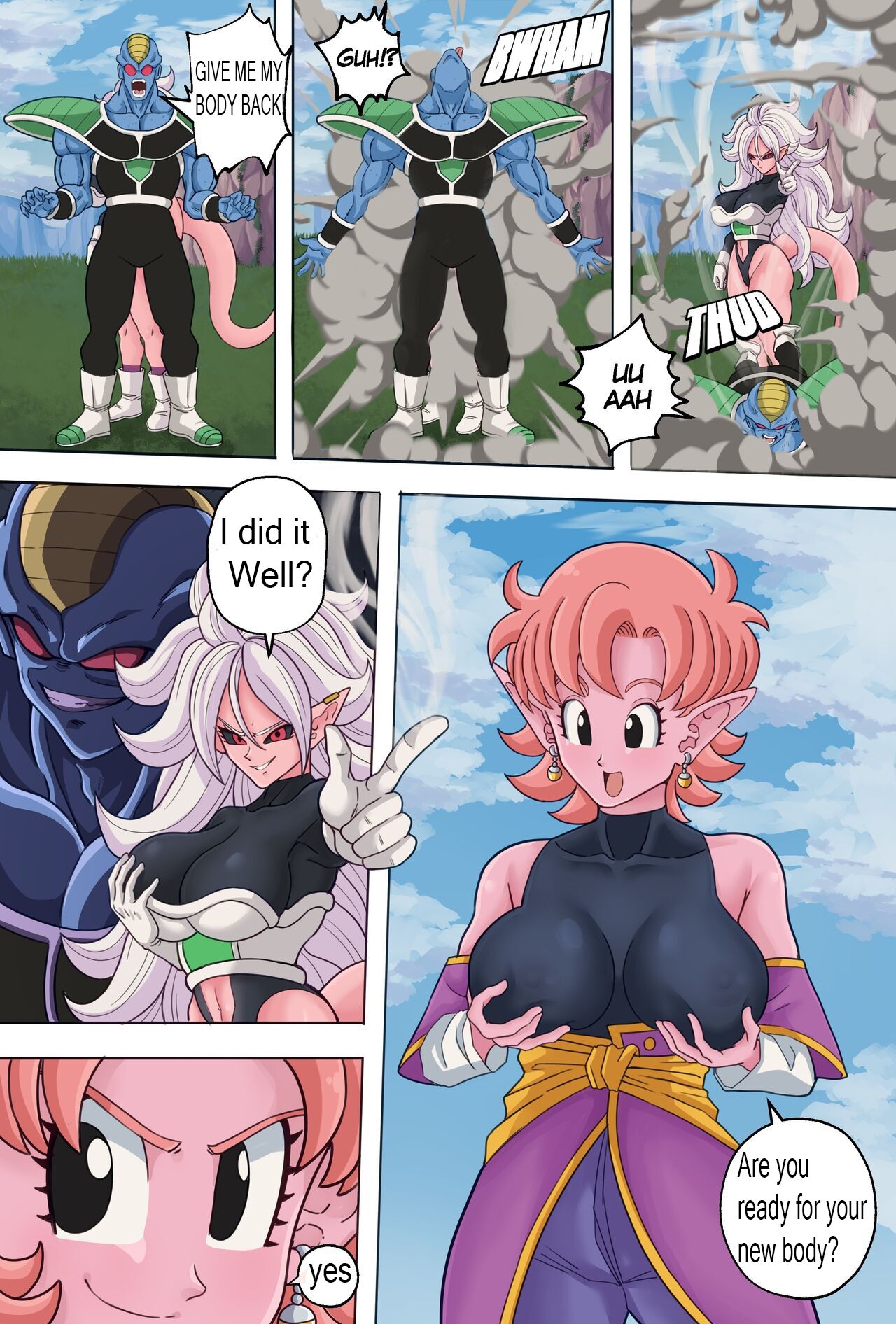 AxlexCima: The Ginyu Saga! Pt.7!   English page 4 full