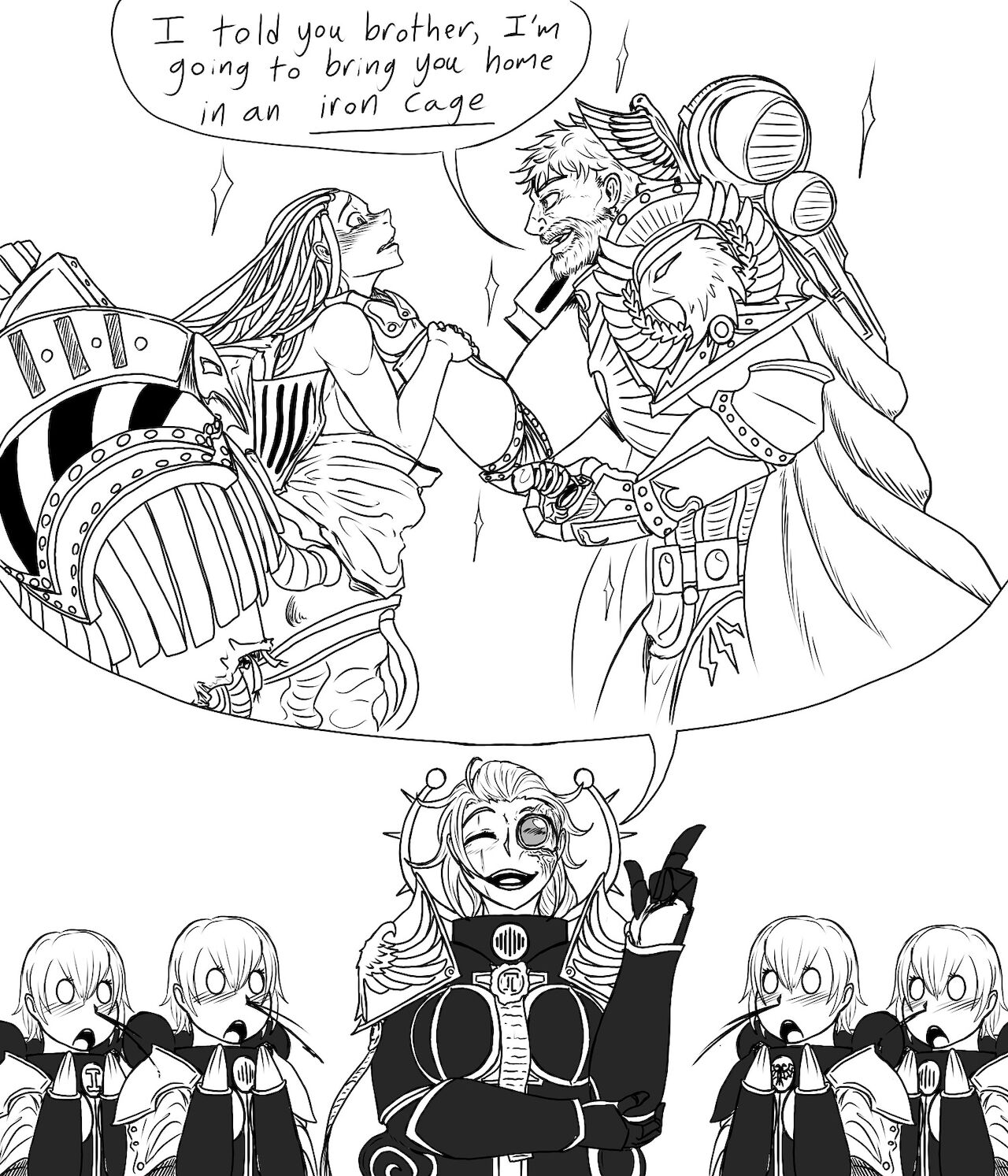 Sororitas Stories and Warhammer Art page 1 full
