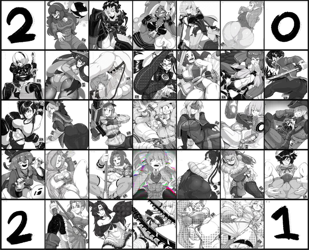 Inktober 2022 page 3 full