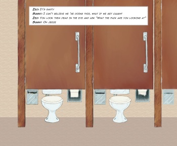 Restroom Railings cover