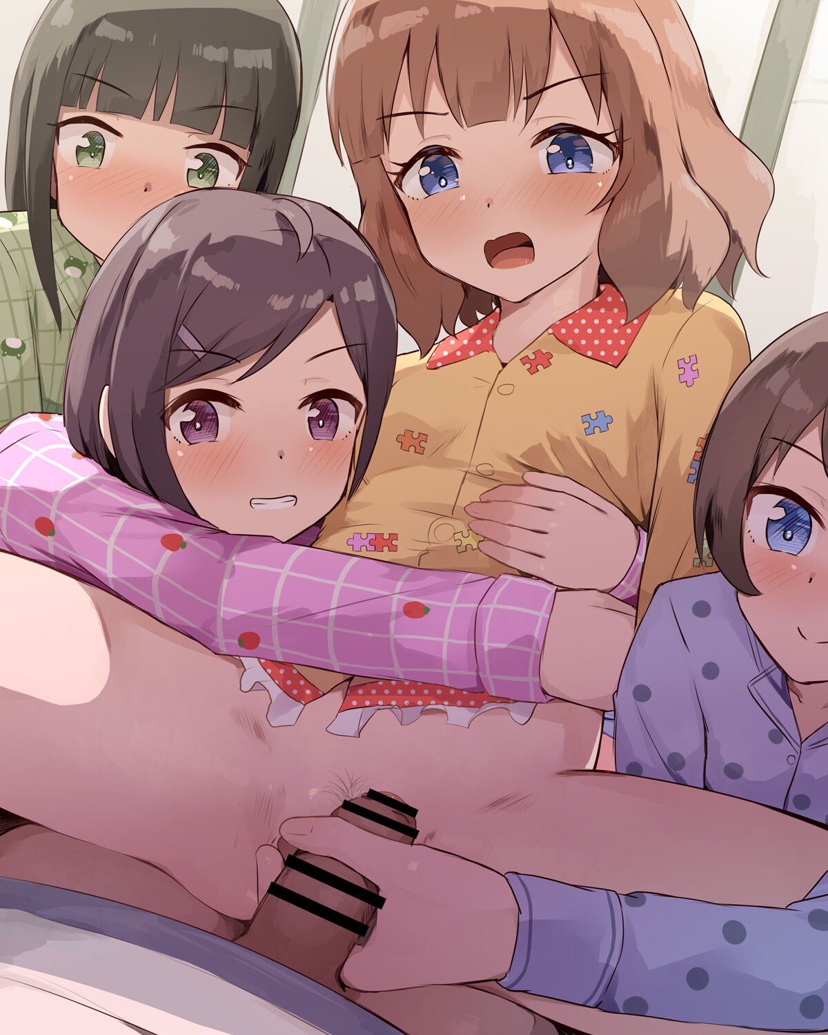 Shukuhaku Gakushuu no Yoru, Danshi ni Itazura suru Suou Momoko-tachi page 3 full
