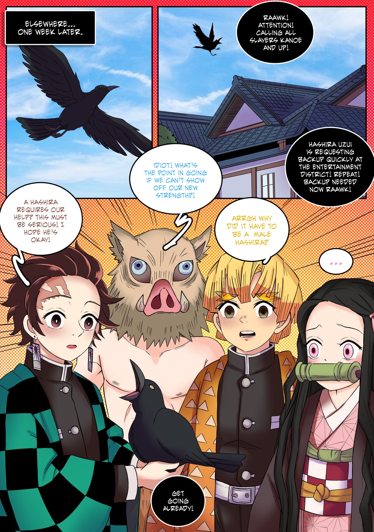 Kimetsu no Yaiba: Red Light District page 9 full