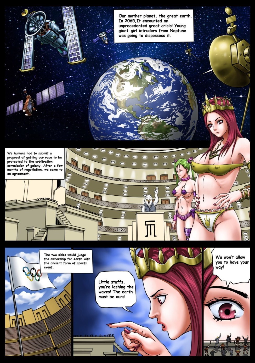 Interplanetary Wrestling page 2 full