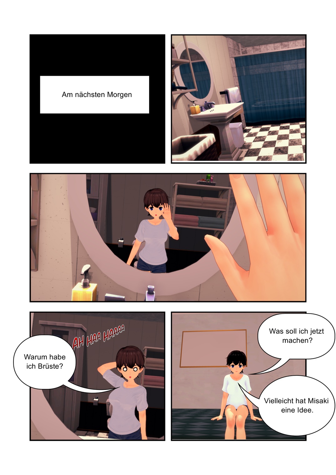 Girl transformation page 10 full