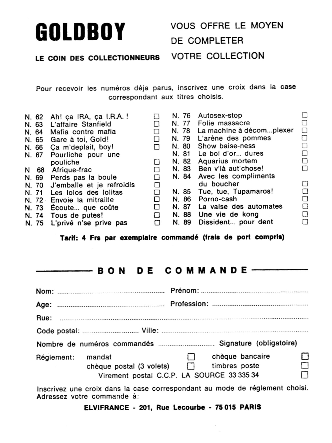 GoldBoy 90 - Chaud les marrons... d'Indes page 4 full