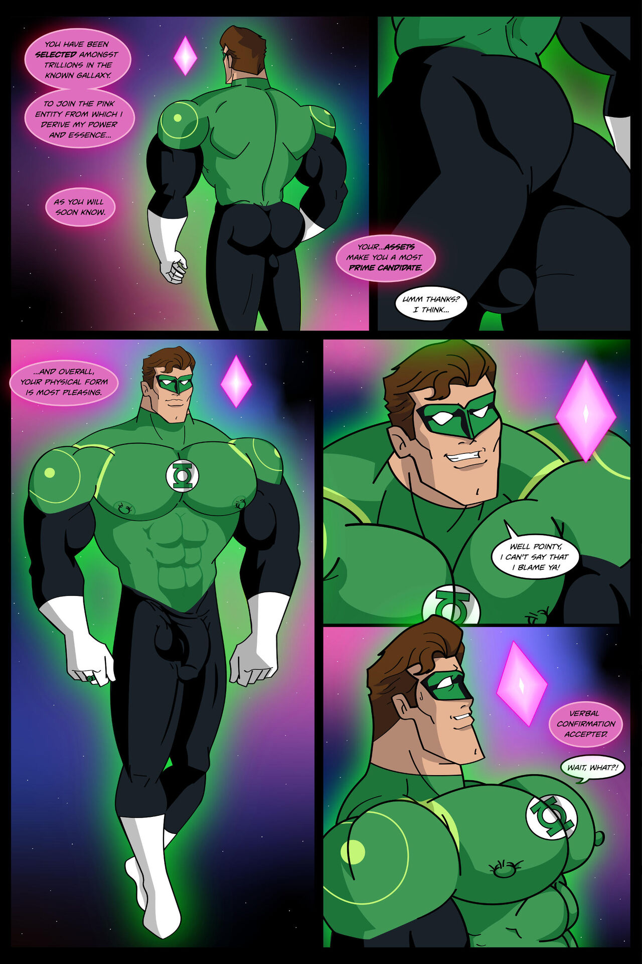 Green Lantern: A Test of Love page 3 full