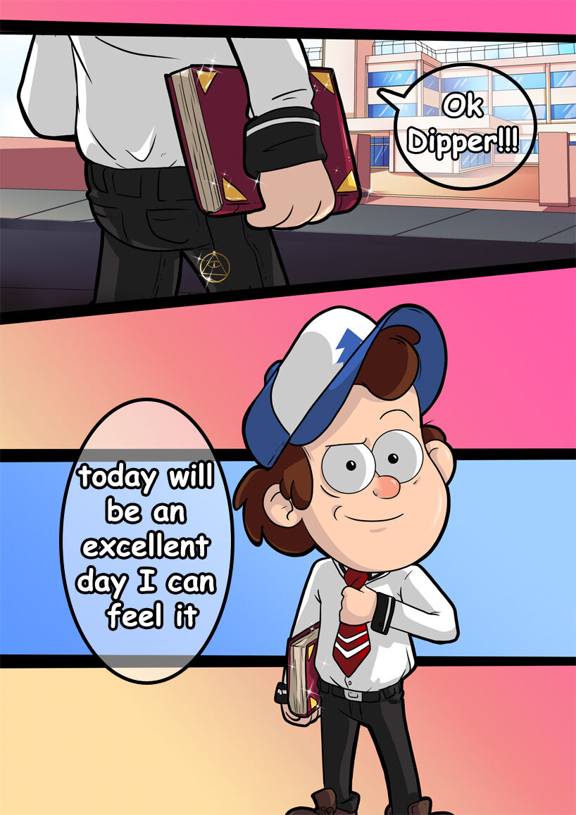 Gravity Falls x Bible Black page 1 full