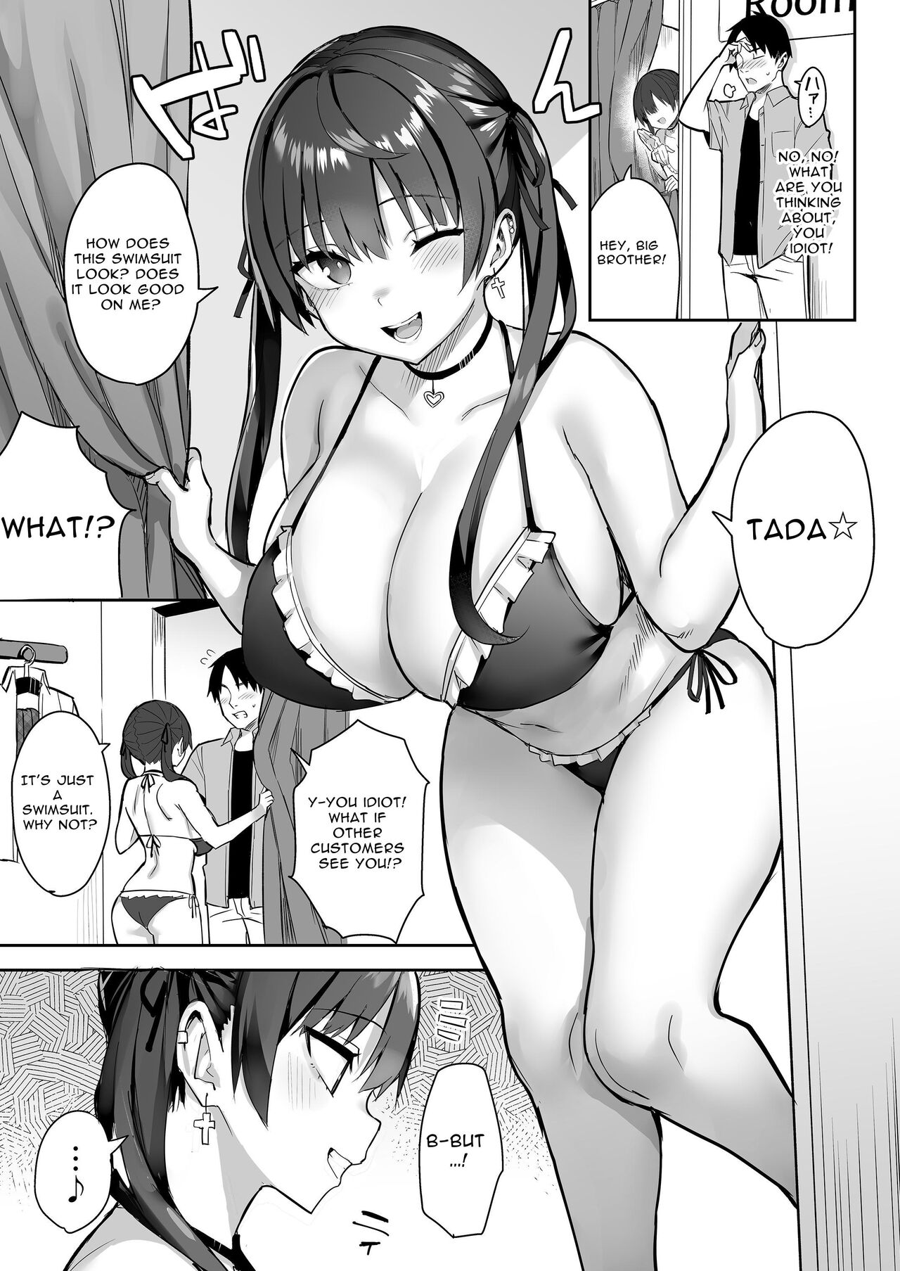 Moto InCha no Kyonyuu Yariman Imouto ga Erosugite, Onii-chan wa Mou...!! 3 | I Can't Handle My Former Bookworm Little Sister Now That She's a Slut! 3 page 6 full