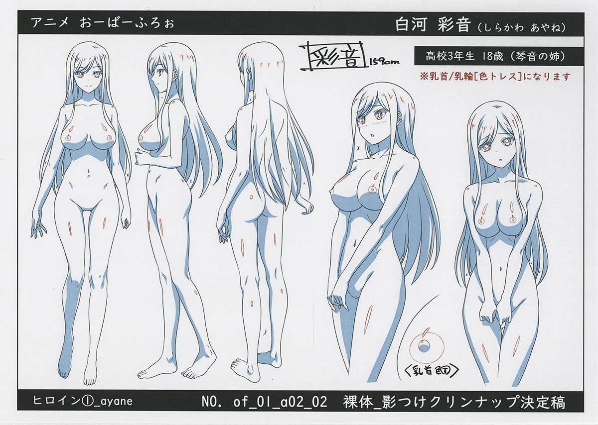 Overflow ~Model Sheet &amp; Key Frame~ page 5 full