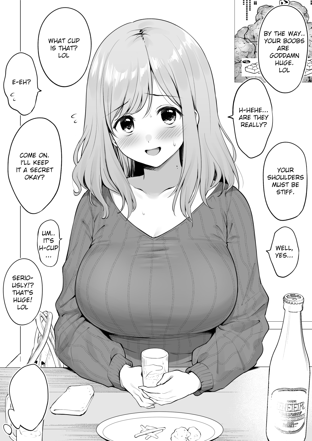 Nomikai de Ikemen no Senpai no Omochikaeri Sarechau Ko page 1 full
