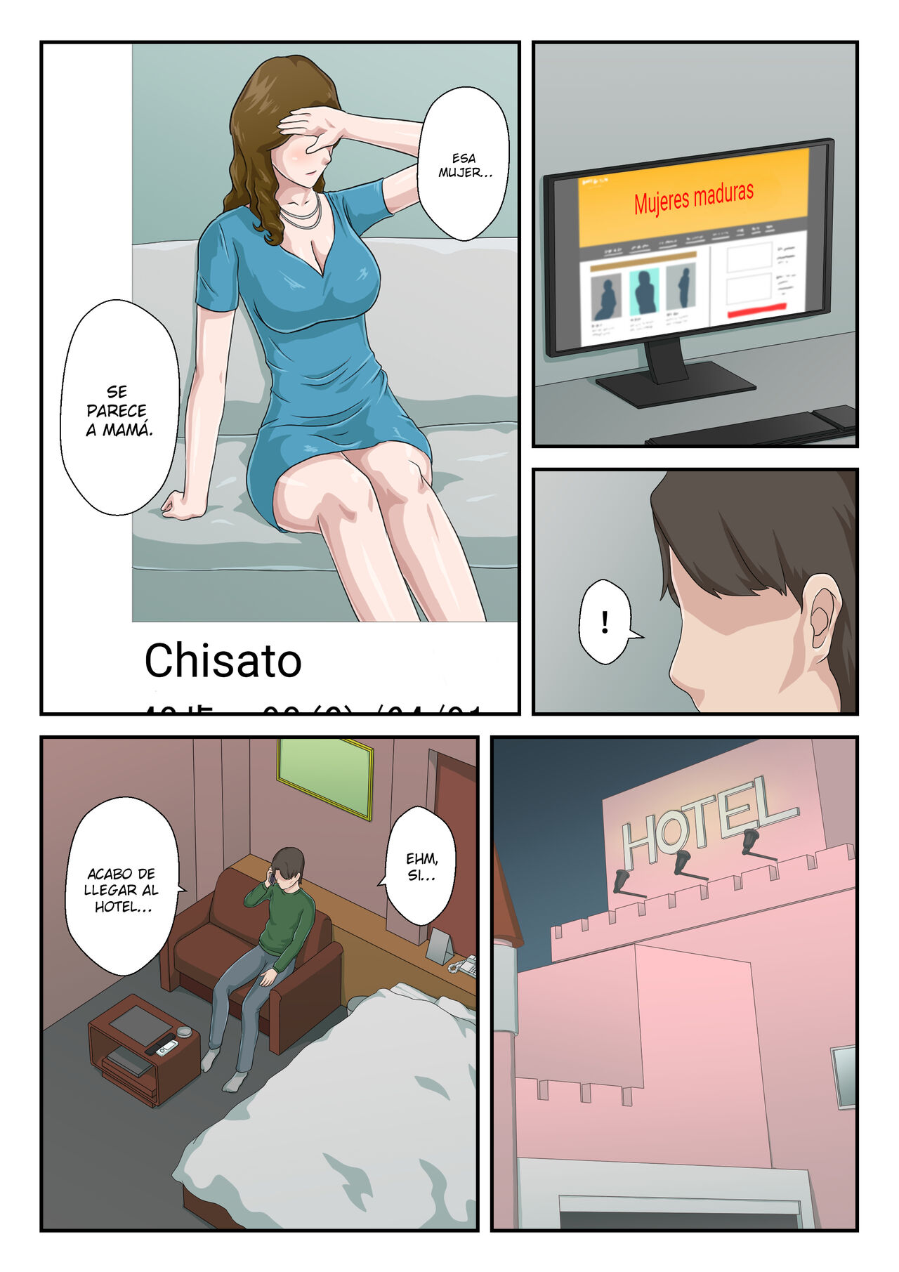"Zoku" Dai Kirai na Haha wo Zenra Kaseifu ni Shita Hanashi | La historia de cómo convertí a mi madre, a la que odiaba, en una ama de casa desnuda Parte 2 page 4 full
