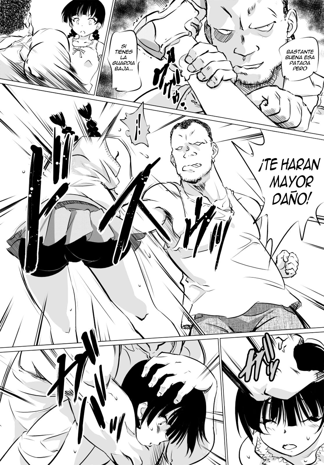 Kakutou Shoujo Muzan『Kirika Nee-chan Gomen』 page 9 full