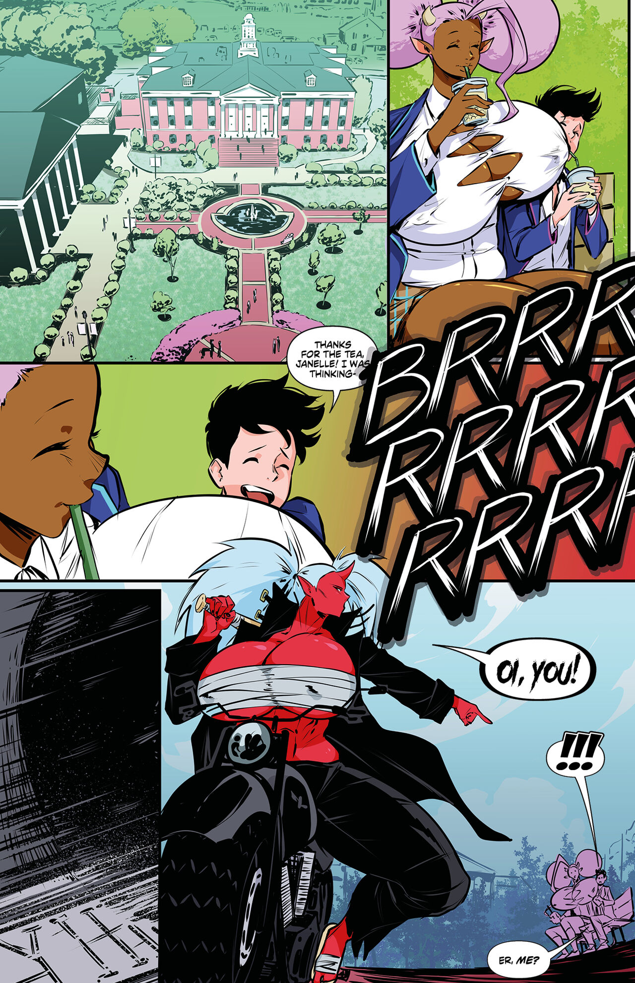 Monster Girl Academy #20 page 2 full