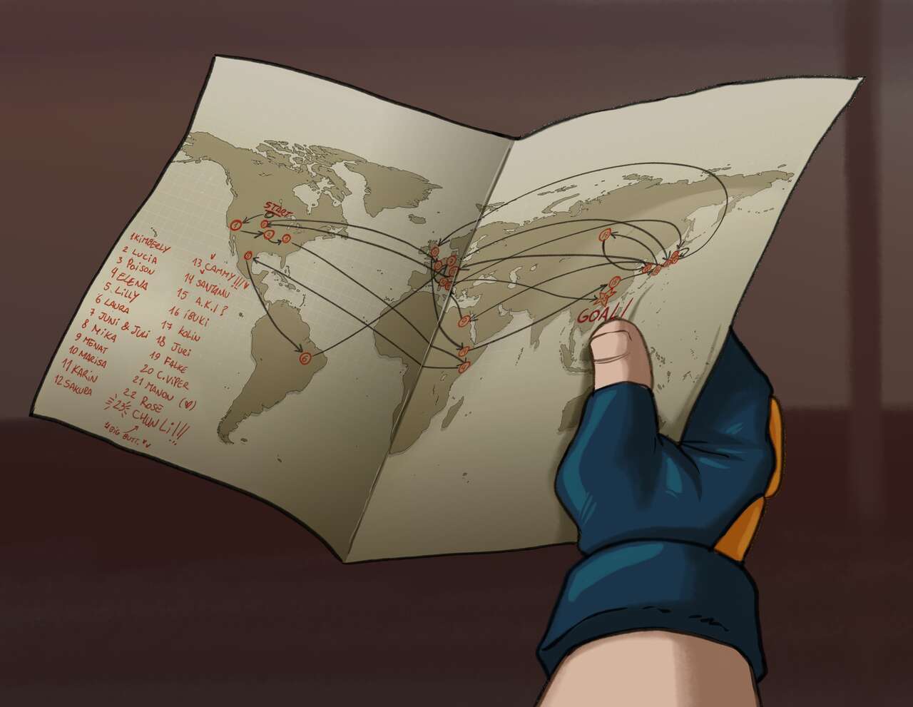 Luke's World Tour page 1 full