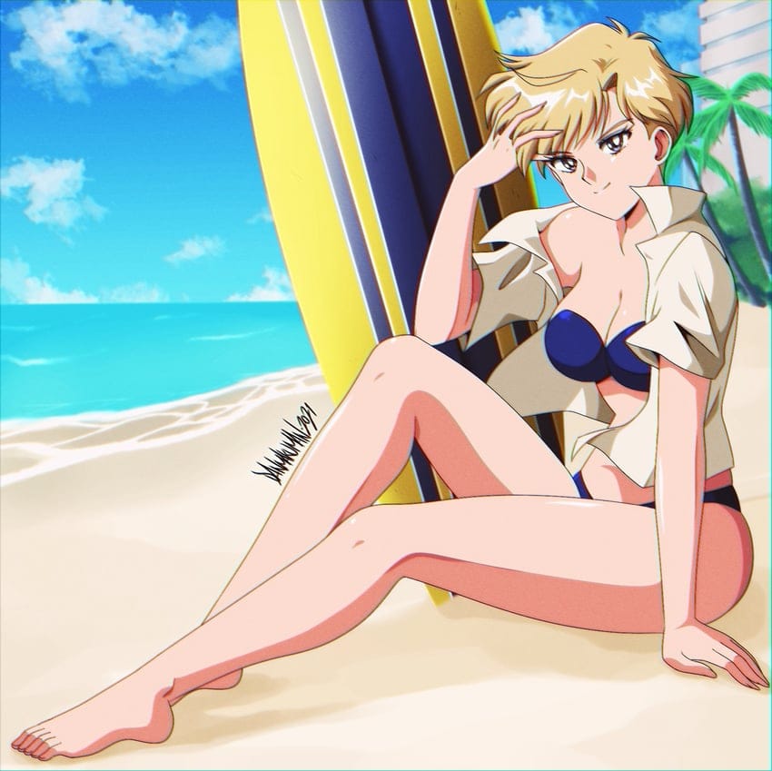Galeria Sailor Uranus - Haruka Tenou ecchi / Sailor Neptune - Michiru Kaiō page 4 full