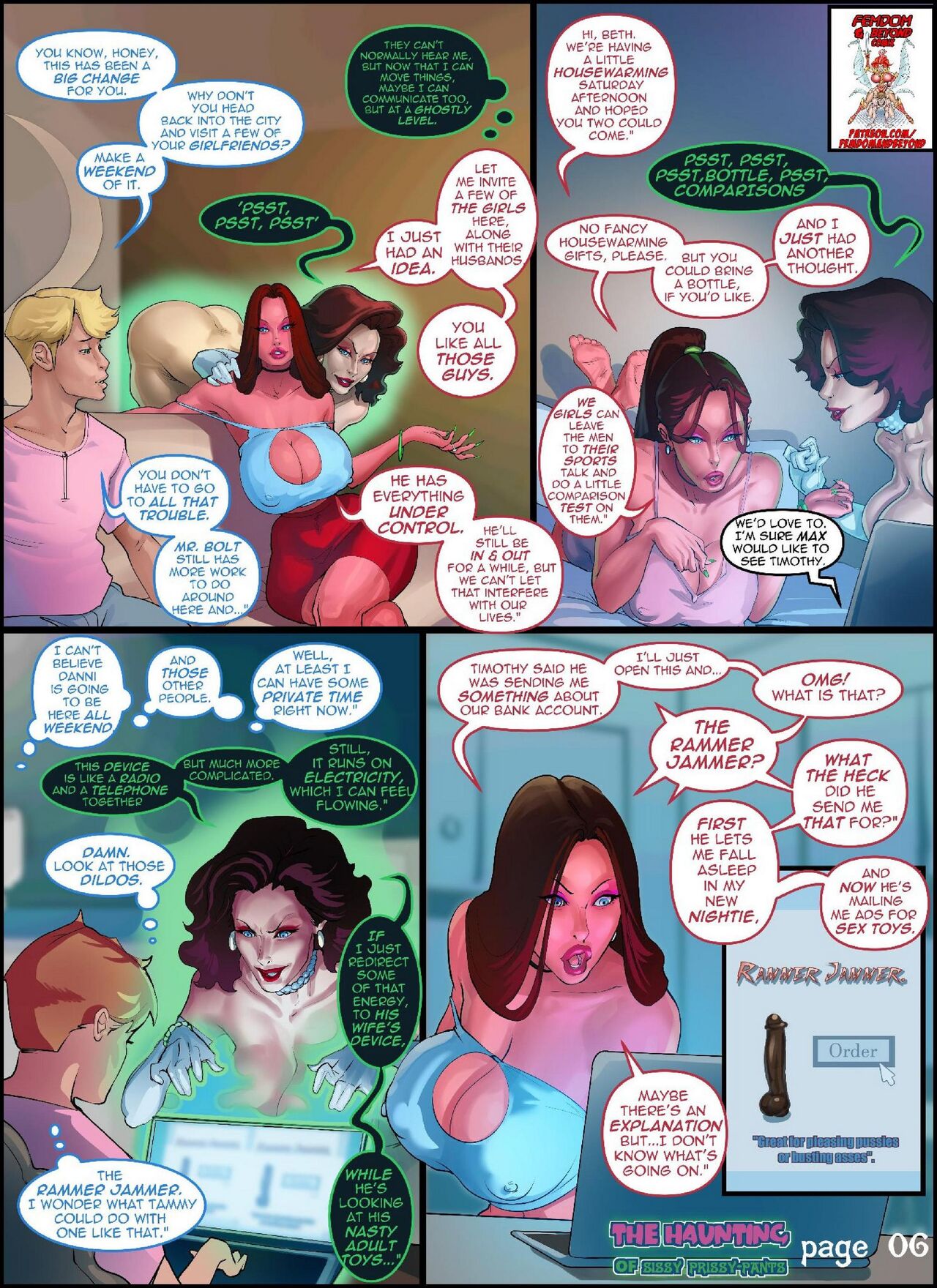 Femdomandbeyond - The Haunting of Prissy Sissy Pants page 7 full