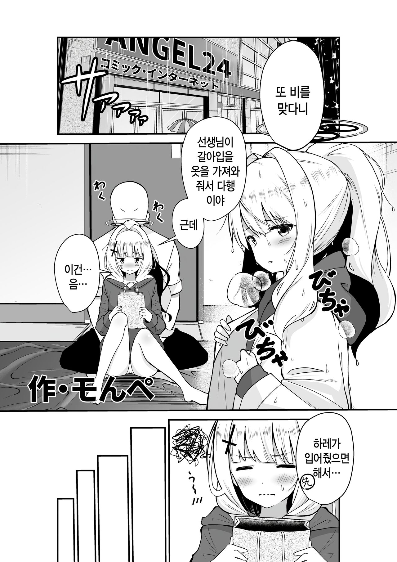 Hare-chan to NeCafe Ecchi | 하레와 넷카페 섹스 page 1 full