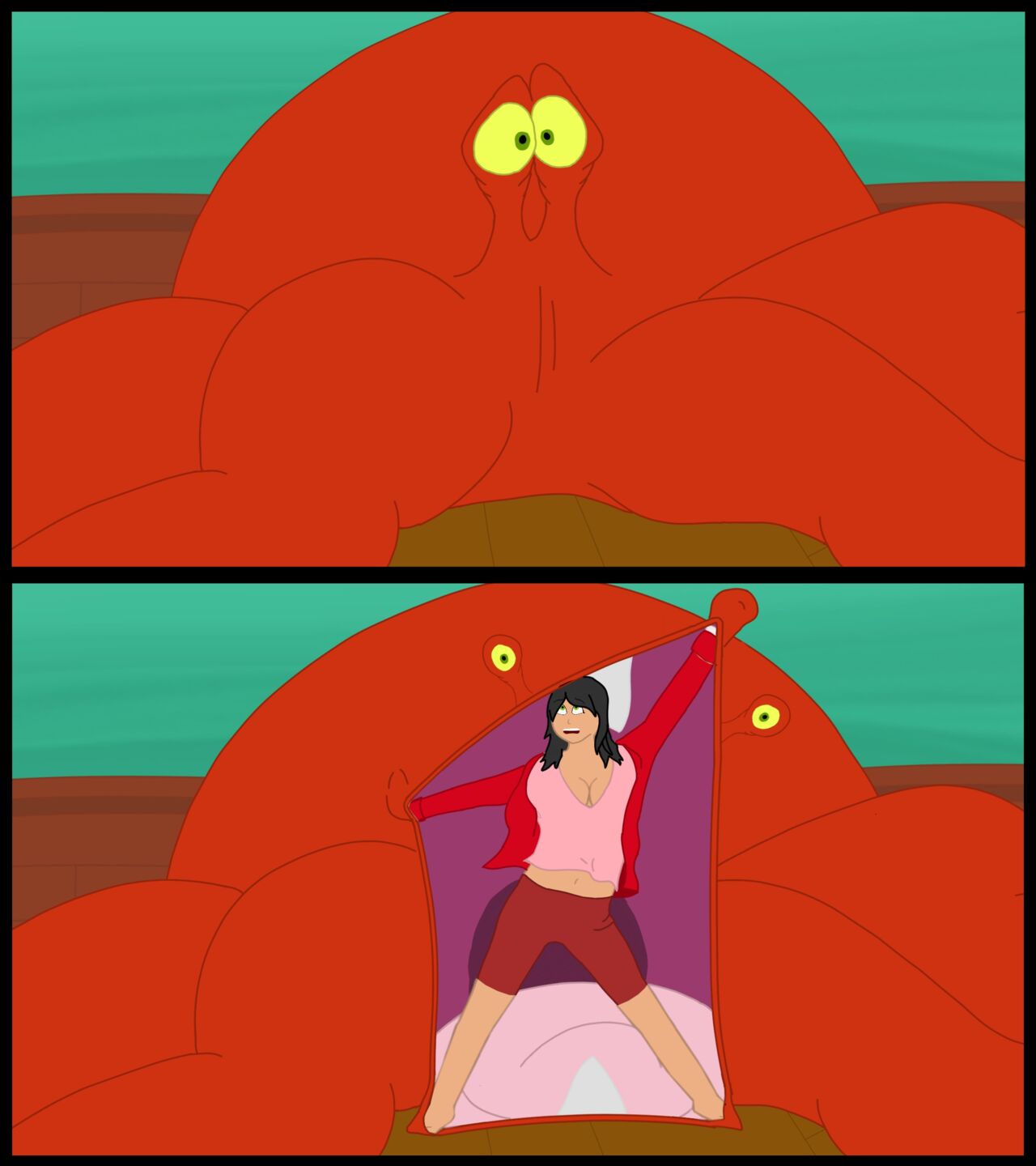 Female!Captain Hook VS Octopus artworks by MsHook/IndecentLasses page 4 full