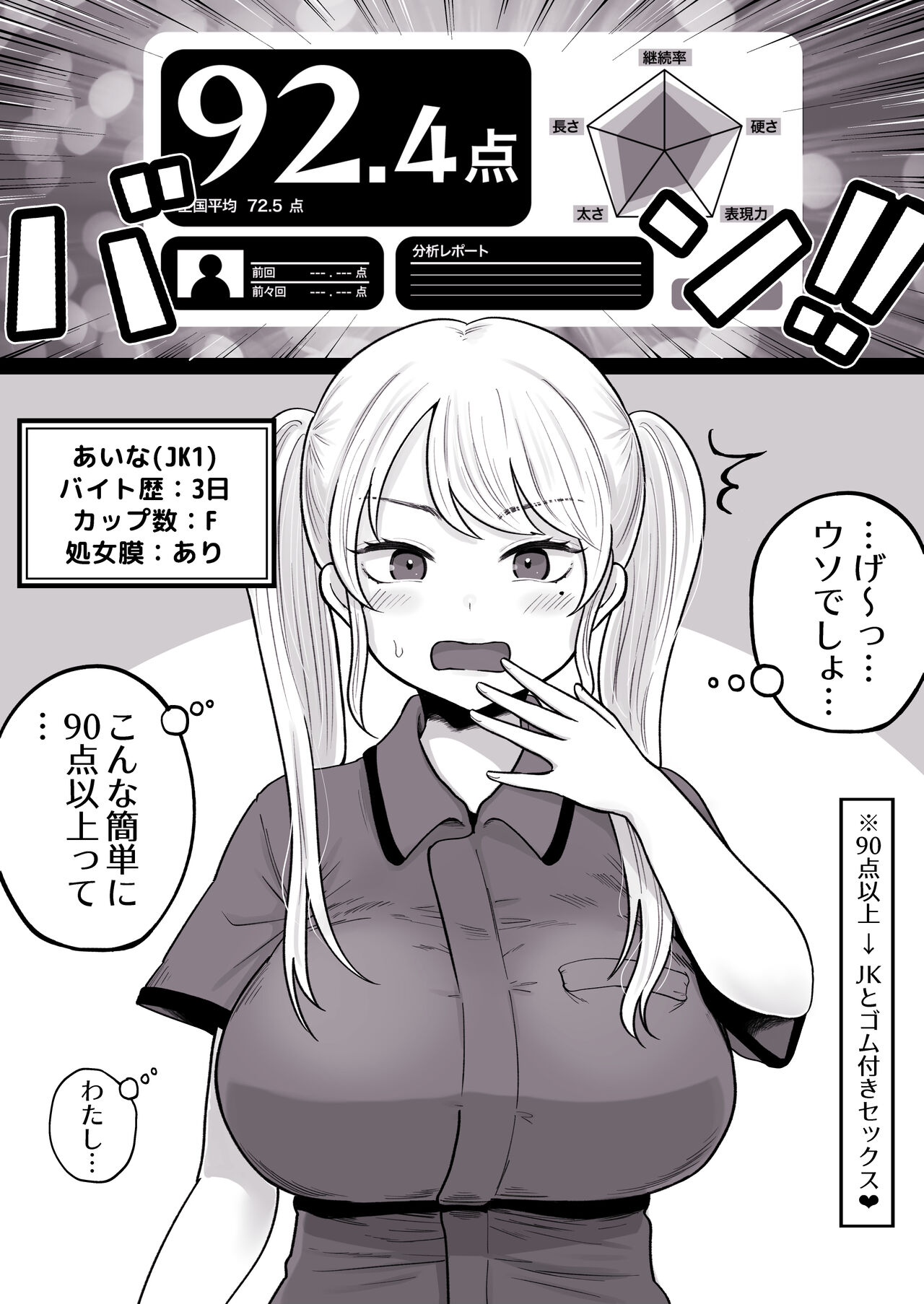 Karaoke Challenge ~Koutokuten de JK Tenin to Ecchi~ page 8 full