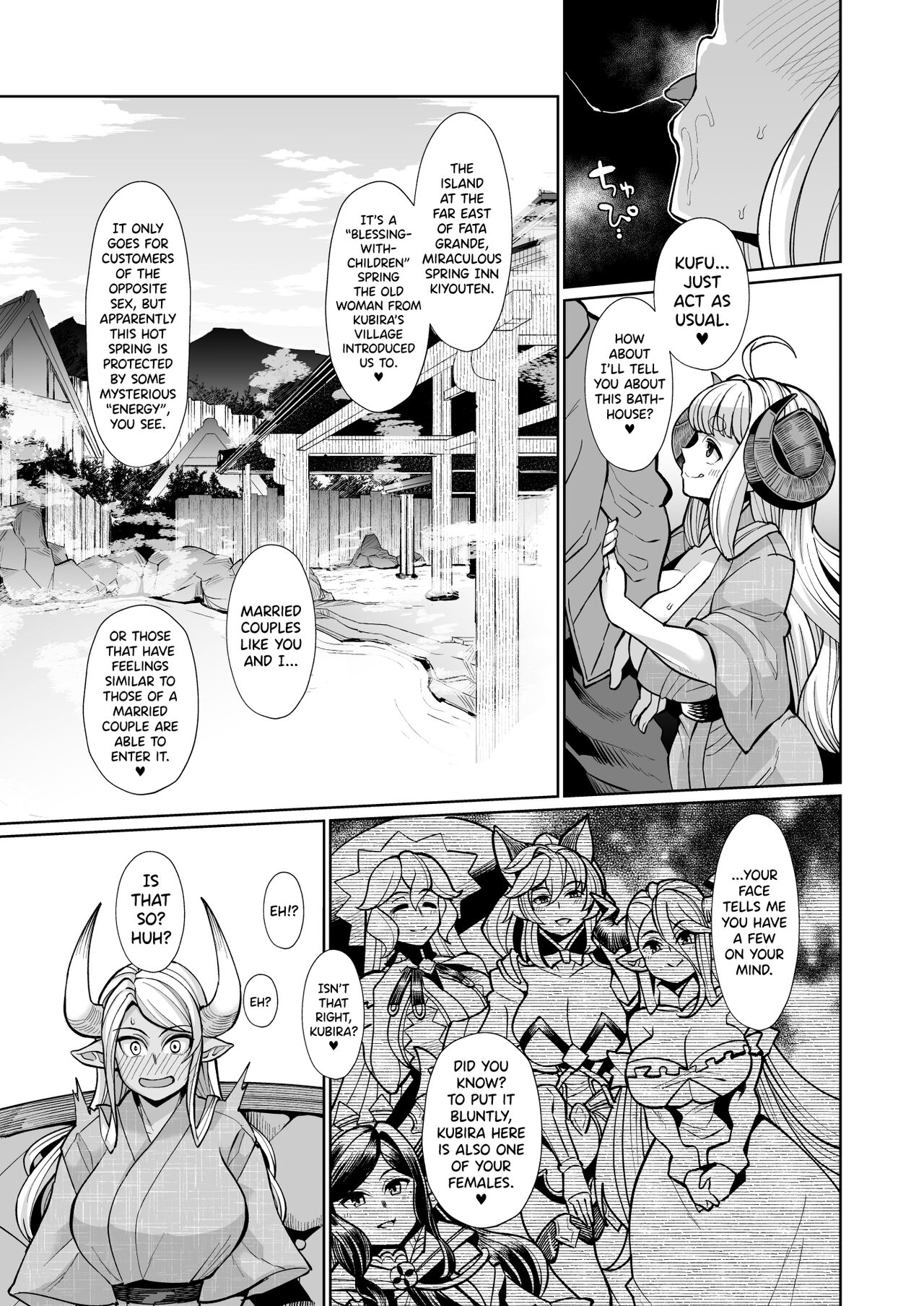 Kumbhi-Anira no Pakohame Kodakara Onsen Jou | Kubi-Anila's Sex at the "Blessing-With-Children" Onsen Part One page 8 full