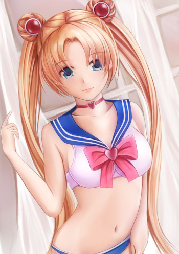 Galeria Sailor Moon - Usagi Tsukino ecchi cover