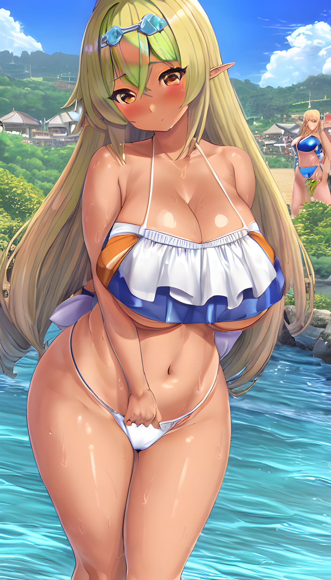 fat ass dark skin big titty anime girls with AI anime girls page 3 full