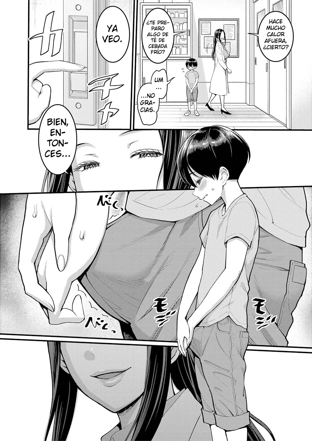 Shiori Sensei wa Ochinchin no Sodateya-san | Esta es la historia de un amor sexual entre una enfermera del colegio y el crecimiento del pene de un chico page 5 full
