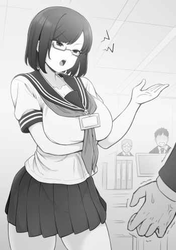 Ukkari Suit o Subete Cleaning ni Dashiteshimatta node Shikatanaku Sailor Fuku de Shussha Shita Itsumo Ore ni dake Kibishii Onna Joushi ni Irona Imi de Gaman Dekinakunatteshimatta Hanashi cover