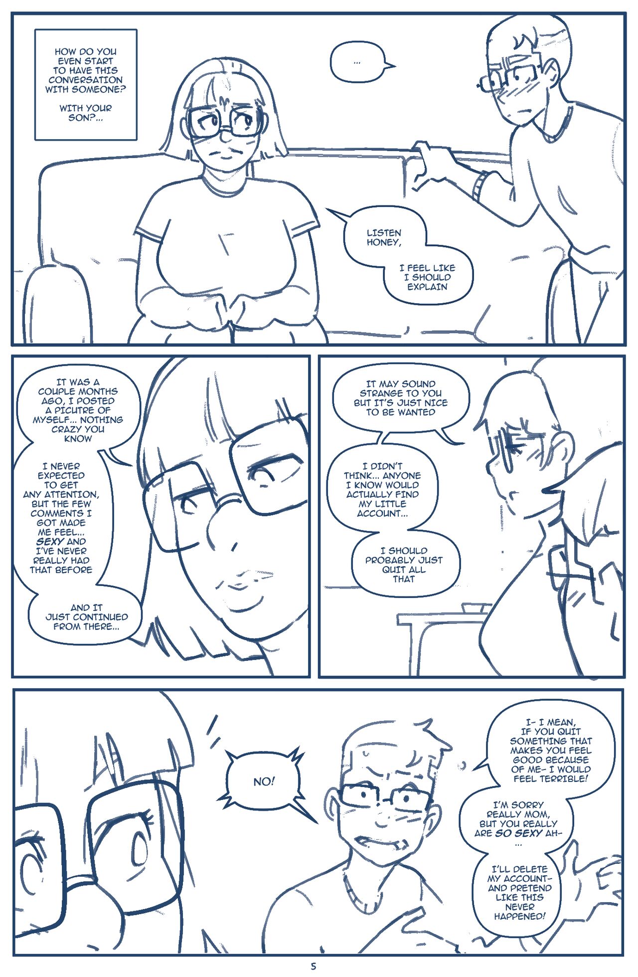 Son finds his mom online 1+2 page 9 full