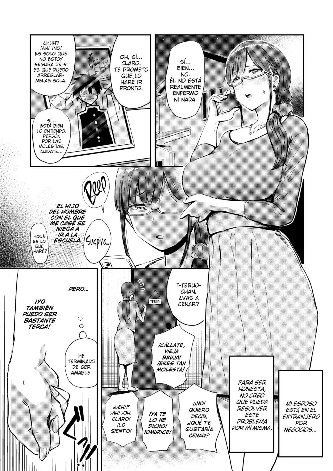 Nasareru ga Mama - oh yes! sexy mom | Mamá Sumisa page 1 full