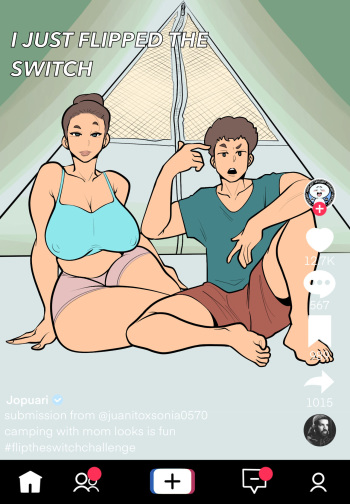 Camping with mom goes viral cover