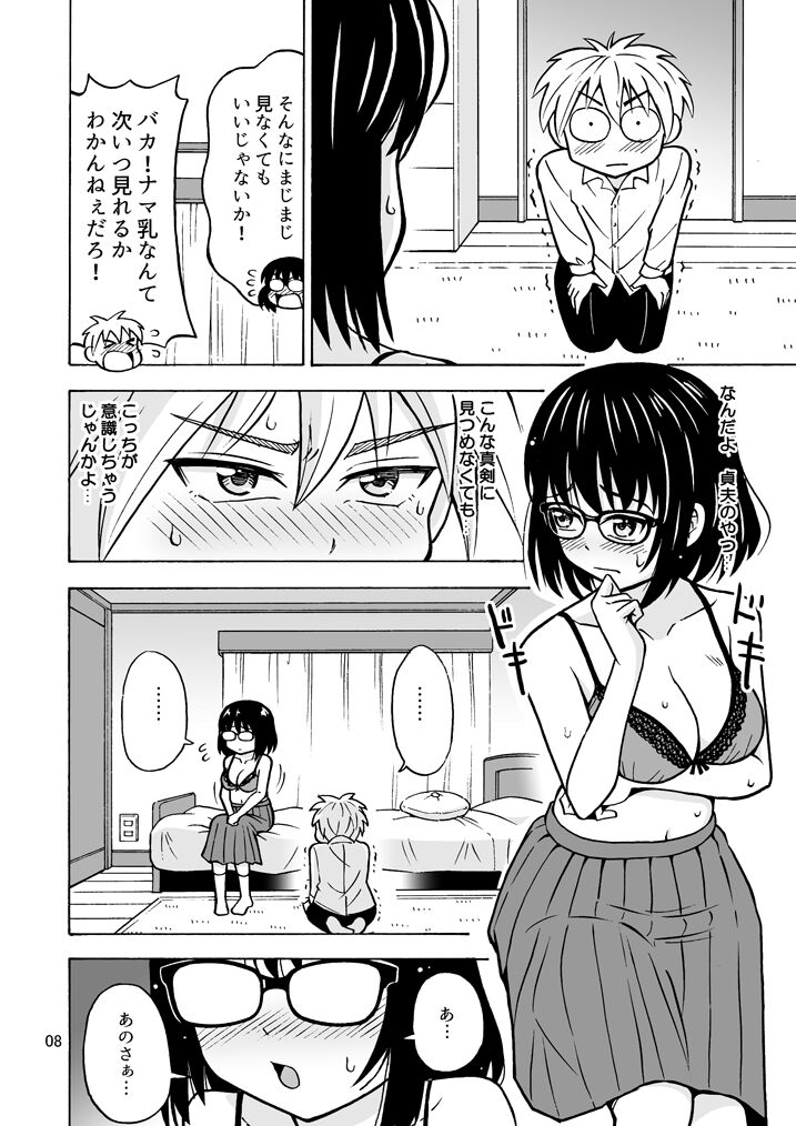 Jimi Danshi TS shita Kekka... page 9 full