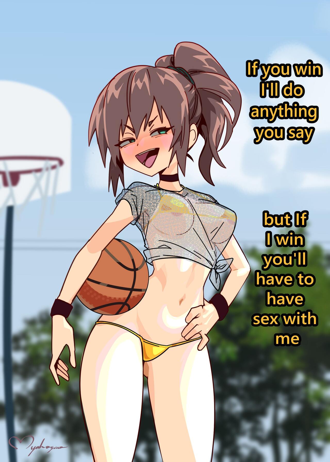 Sporty Girl Challenges You page 1 full